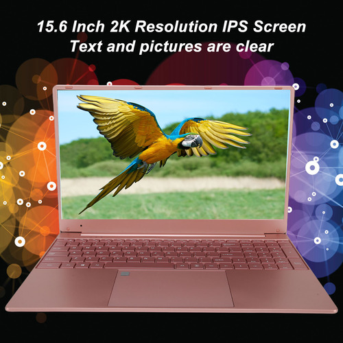 Computadora Portátil De 512 Gb, Oro Rosa, 15,6 Pulgadas, Ips