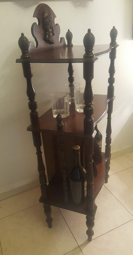 Mesa Beethoven Madera Musiquero Ebanista Portadisco 3 Planos (Usado)