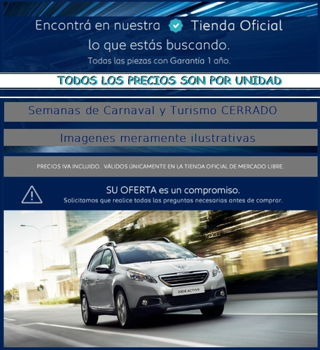 Imagen 2 de 4 de Pomo De Palanca Peugeot 207 Compact Original