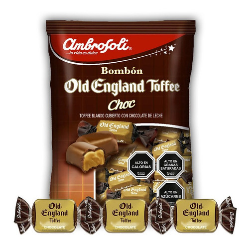 Old England Toffee Chocolate Bolsa 300grs