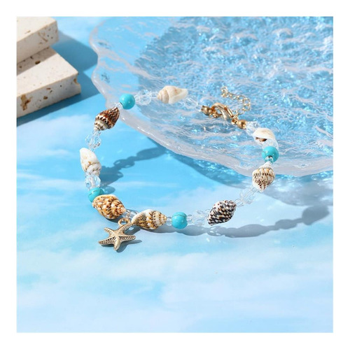 Hwjq 3 Piezas Bohemia Concha Estrella De Mar Collar Verano Tamaño 1. 8 Cm