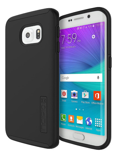 Case Funda Incipio Dual Pro Para Galaxy S6 Edge Negro