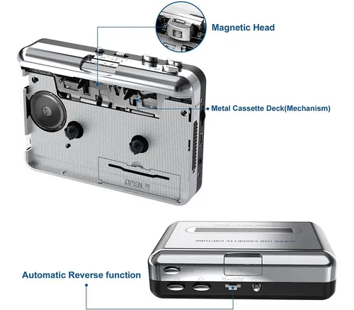 Cassette Tape To Mp3 Cd Converter Cassette Tape Player