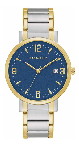 Caravelle Dress Reloj De Cuarzo Para Hombre, Acero Inox...