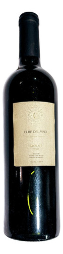 Vino Tinto Merlot 2003 - Colección Club Del Vino - Mendoza