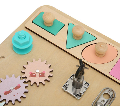 Sensory Board Toddler Skill Unlocking Theme Hand Eye