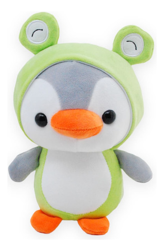 Peluche Pingüino Rana Mediano 25 Cm