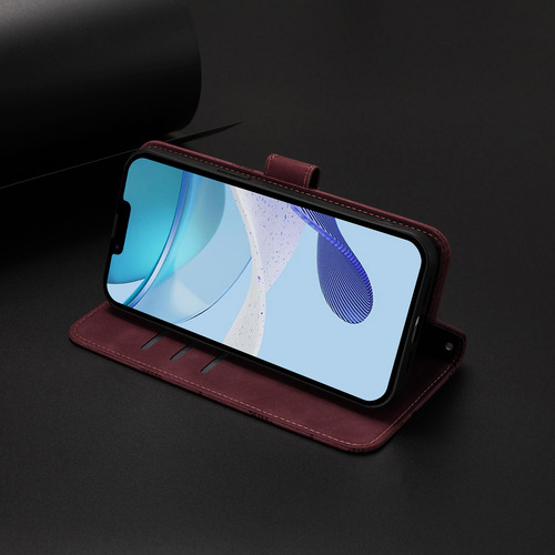 Funda De Piel Empresarial Para Motorola E15, A Prueba De Salpicaduras, 3 Ranuras Para Tarjetas, Soporte, Bloqueo Rfid, 6 Colores
