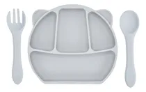 Comprar Placas De Succión Y Cuchara De Silicona Para Niños Pequeños,