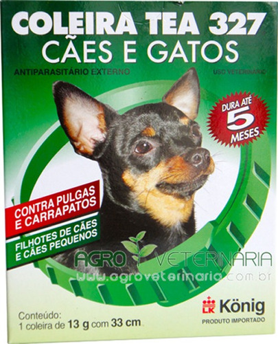 Coleira Antipulgas Konig (filhotes E Cães Pequenos)