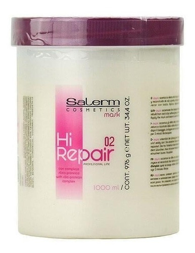 Mascarilla Reparadora Salerm Hair Repair 1000ml Profesional