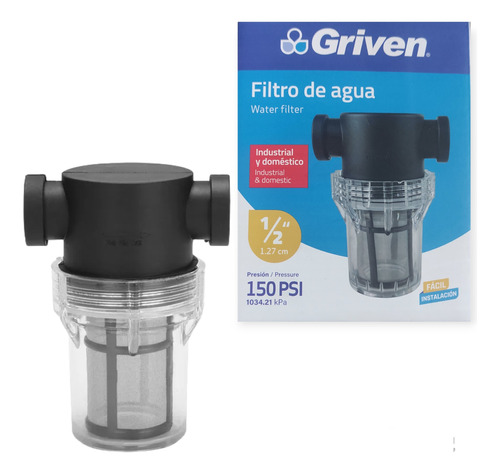 Filtro De Agua Para  Tanques Tubería Cisterna Griven