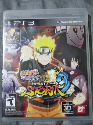 Naruto Shippuden Ultimate Ninja Storm Juegos Originales Ps3