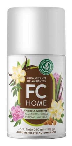 Fc Home aromatizante de ambientes vainilla gourmet 260ml
