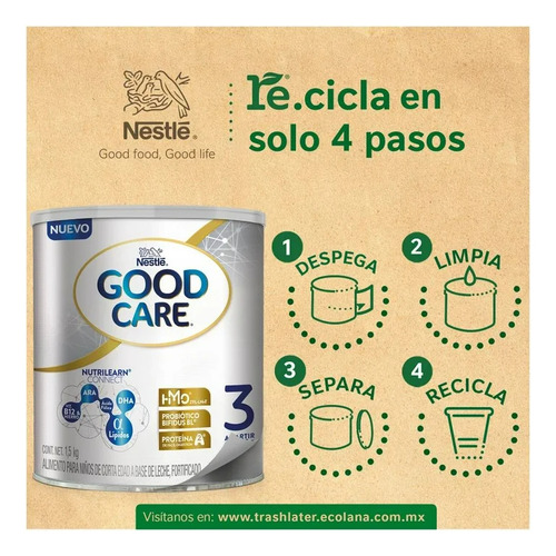 Leche En Polvo Etapa 3 Good Care Supreme Lata De 1.5 Kg