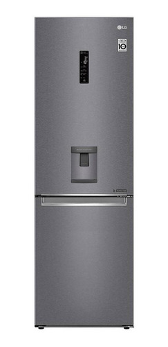 Imagen 1 de 8 de Heladera inverter auto defrost LG LB37SPGK grafito con freezer 336L 220V