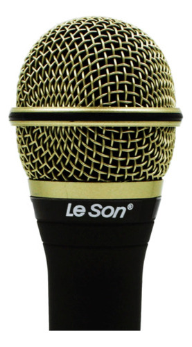 Microfone Dinâmico Leson Ls7 Profissional C/ Cabo Coaxial 5m