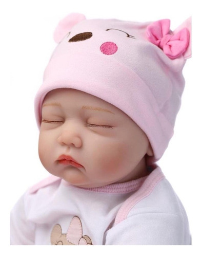 Bebes Reborn Sanydoll Muñeca Baby Vinilo De Silicona 55cm