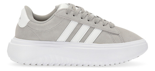 Zapatillas adidas Grand Court Platform Mujer En Gris Y Blanc