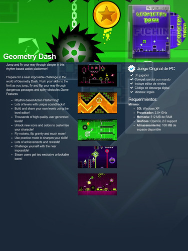 Geometry Dash - Descarga Digital - Pc #322170