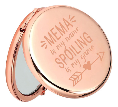 Mema Gift For Mother's Day Compact Makeup Mirror Grandmother