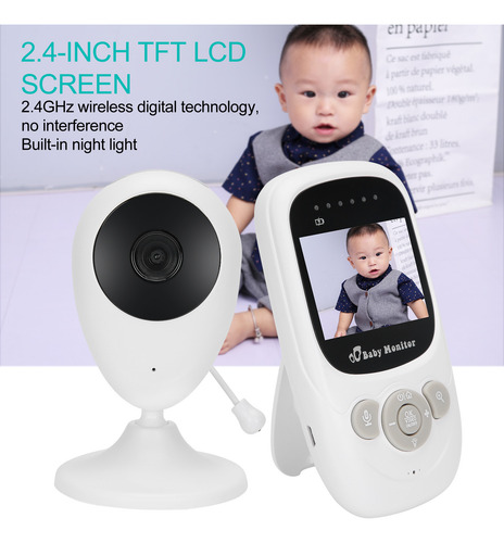 Monitor De Video Para Bebés Con Cámara De Visión Nocturna
