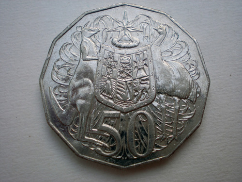 Moneda Australia 50 Pence 2008