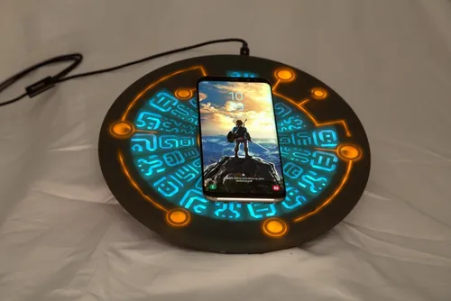 Cargador Inal mbrico Carga R pida Zelda Pro Samsung iPhone
