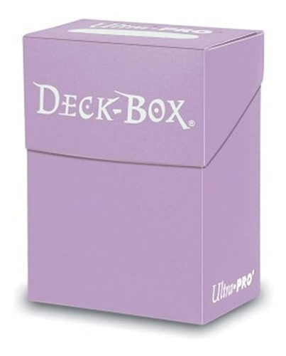 Caja De Cubierta Solida Antideslumbrante Ultra Pro (lila)