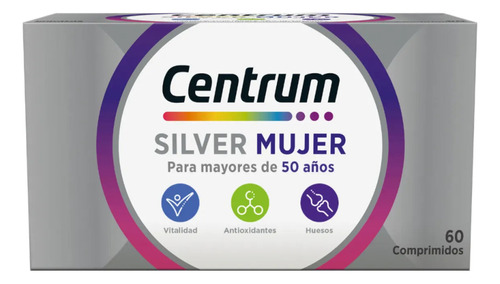 Centrum Silver Mujer X 60 Comprimidos