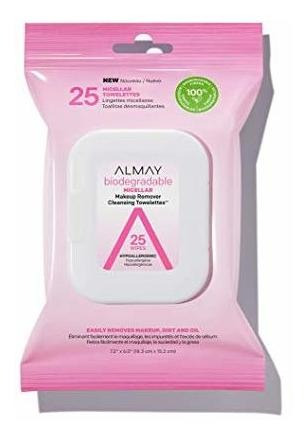 Almay Biodegradable Micelar Desmaquillante Limpiadora Toalli