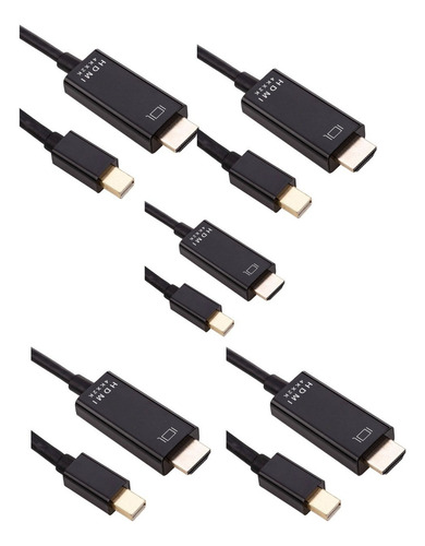 Cable Display Port A Hdmi 4k 1,8mts Ulink Negro