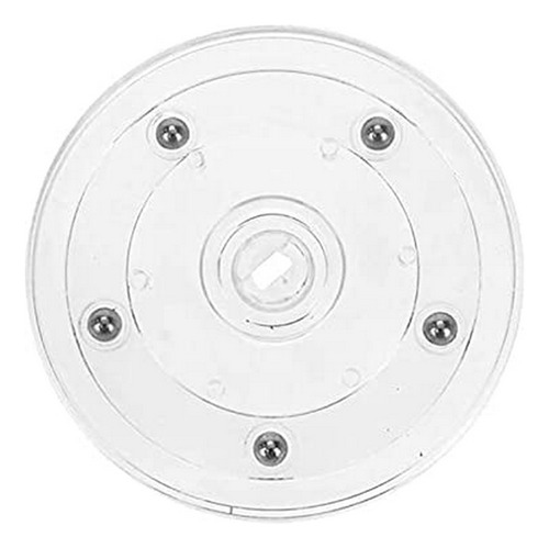 Geesatis 1 Pcs Acrylic Lazy Susan 4 Inch Rotating Turntable 