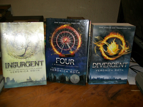 3 Libros Insurgent-four-dovergent - En Ingles  Veronica Roth