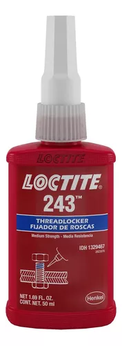 Loctite 243 – Fijador de Tornillos de Resistencia Media – 50 ml - JOMSMX -  Especialistas en Insumos MRO