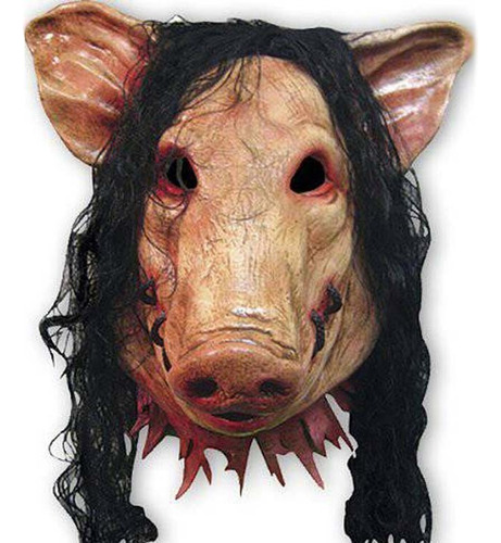 Máscara De Cabeza De Cerdo Terror De Fiesta De Halloween