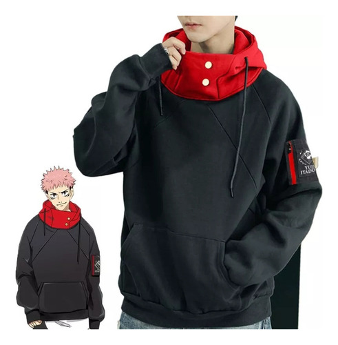 Moletom Com Capuz Jujutsu Kaisen Gojo Satoru Itadori Yuji