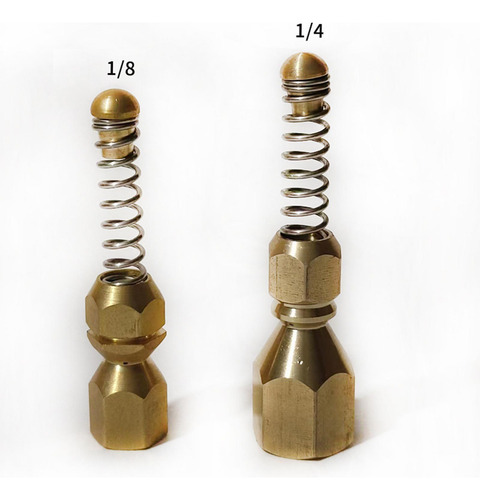 2 Brass Sewer Nozzle Sturdy High Pressure Hose Nozzle For