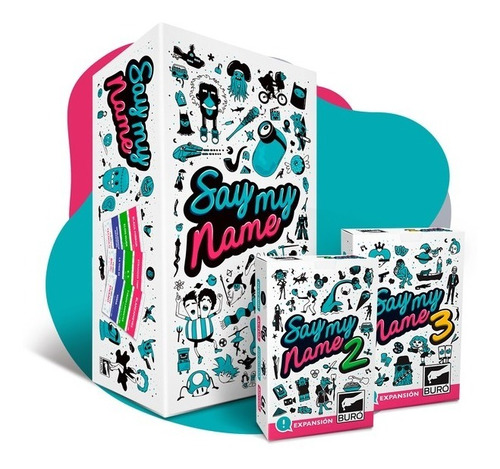 Juego De Mesa Para Previas Say My Name + Expansiones 2 Y 3