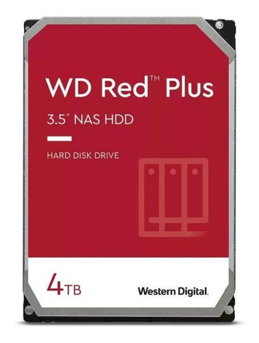 Disco Duro Red Western Digital 4tb Sata 5400rmp Servidor Nas Color Rojo