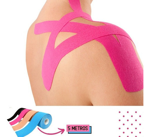 Kinesio Taping Fita Adesiva Fisioterapia Muscular Bandagem Cor Sortidas