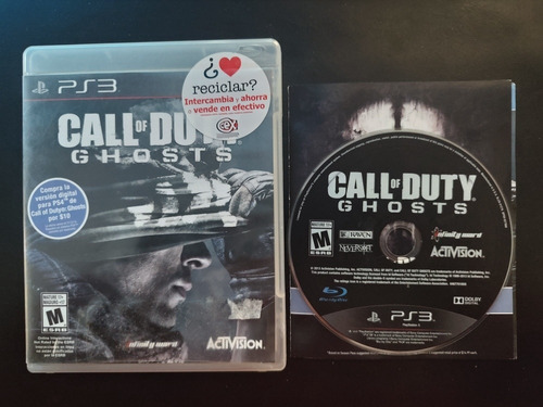 Call Of Duty Ghost Playstation 3 Ps3 Original Buen Estado Ga
