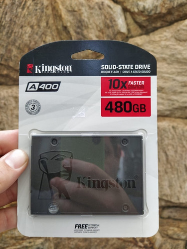 Imagem 3 de 5 de Ssd 480gb Kingston Sa400s37/480g Original Envio Já