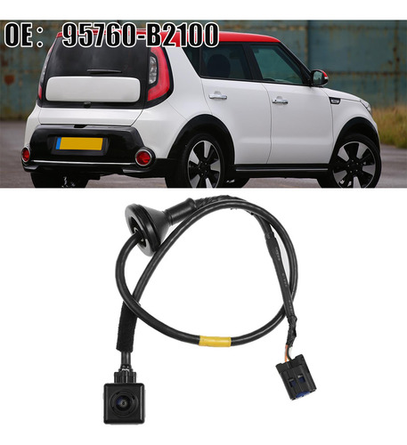 Câmera De Visão Traseira Sem Deformação Para Kia Soul 2014-2