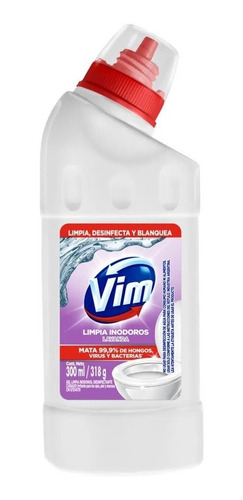 Limpiador Para Inodoros Vim Gel Aroma Lavanda X 300 Ml