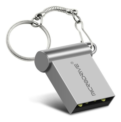 Memoria USB MicroDrive Super Mini MND064G0428 32GB 2.0 plateado