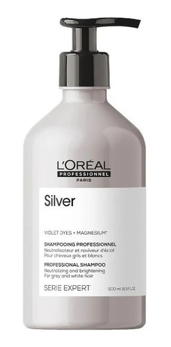 Shampoo Silver 500ml Matizador Cabello Gris O Blanco Loreal