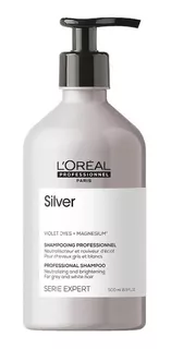 Shampoo Silver 500ml Matizador Cabello Gris O Blanco Loreal