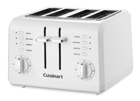 Cuisinart Cpt-142 Tostadora De Pan 4 Rebanadas Amplias