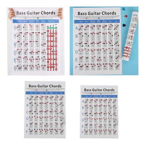 Tabla De Práctica De Cuerdas Para Bajo
